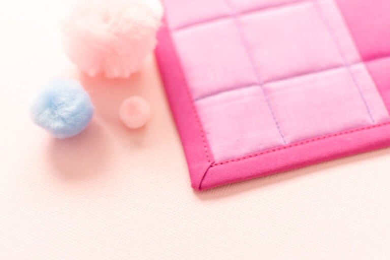 How to Sew a Mitered Corner with Bias Tape Sweet Red Poppy