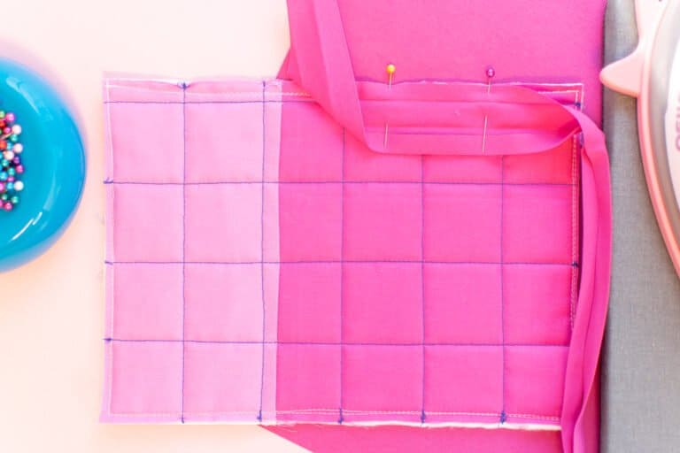 How to Sew a Mitered Corner with Bias Tape Sweet Red Poppy