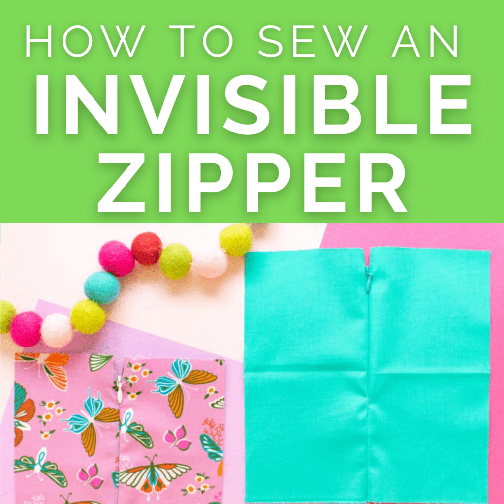 How To Sew An Invisible Zipper - Easy Peasy Creative Ideas