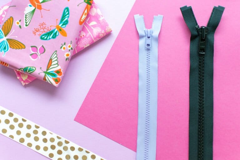 Anatomy of a Zipper Sweet Red Poppy