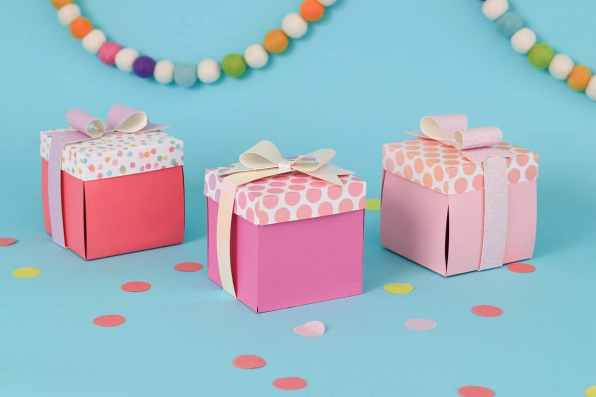 Birthday Explosion Box Tutorial and SVG Template - Sweet Red Poppy