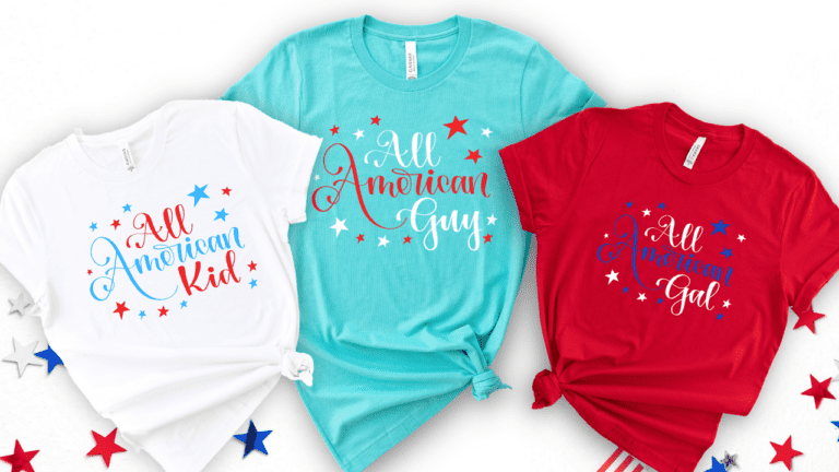 4th of July Family T-Shirt SVG Files - Sweet Red Poppy