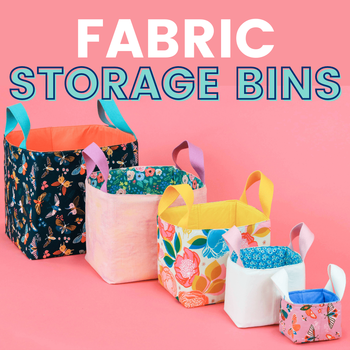 How to Sew a Fabric Storage Bin