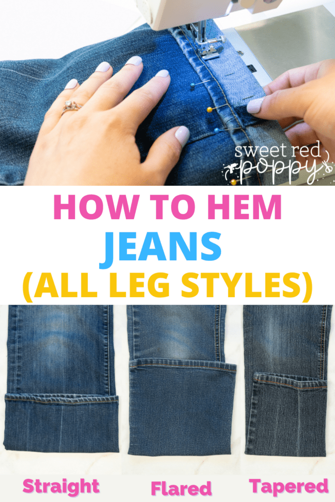 How To Tailor Pants Without Sewing Machine // Tapering & Hemming