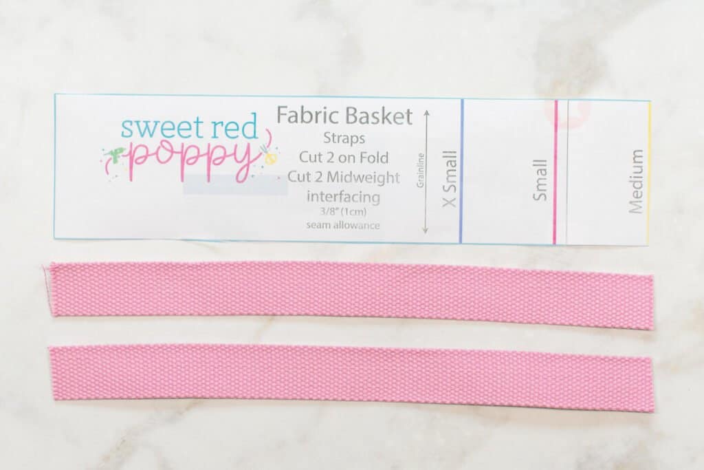 fabric basket webbing straps