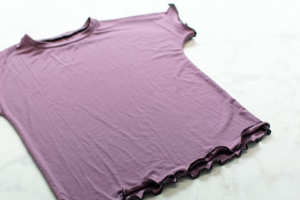 How to Sew a Lettuce Edge Hem on Your Serger — Pin Cut Sew Studio