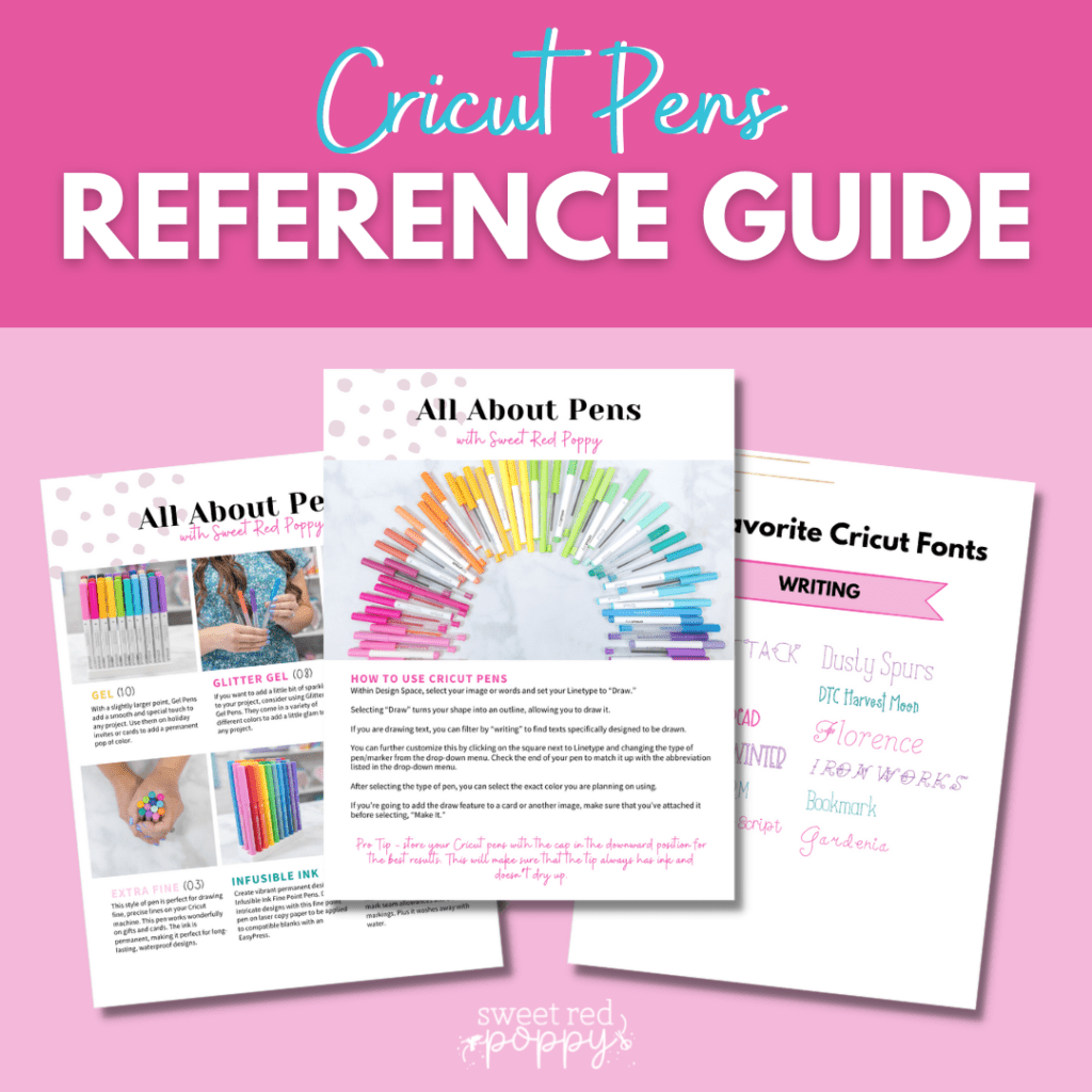 How to Use Multiple Cricut Pen Colors - Printable Crush