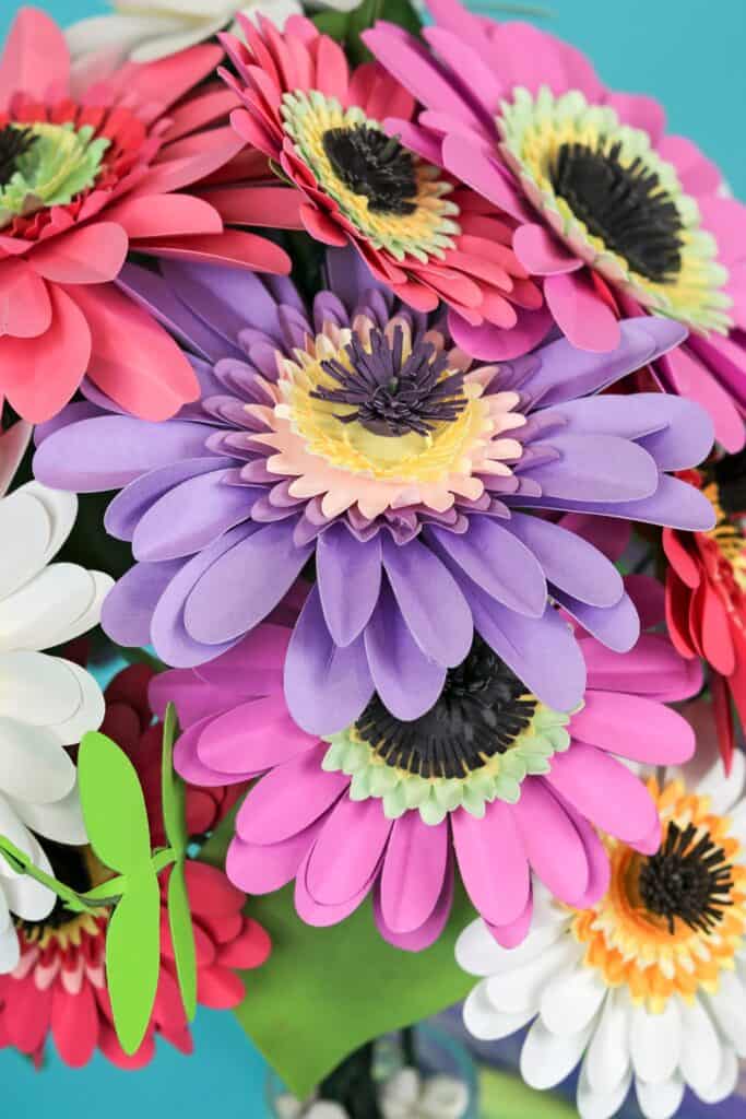 Gerbera Daisy Paper Flower Free Template
