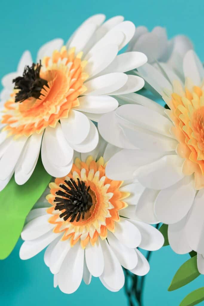 Gerbera Daisy Paper Flower Free Template
