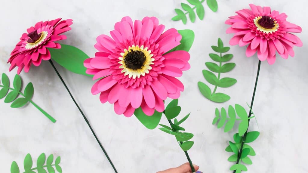 How to Make Paper Daisies Free Template
