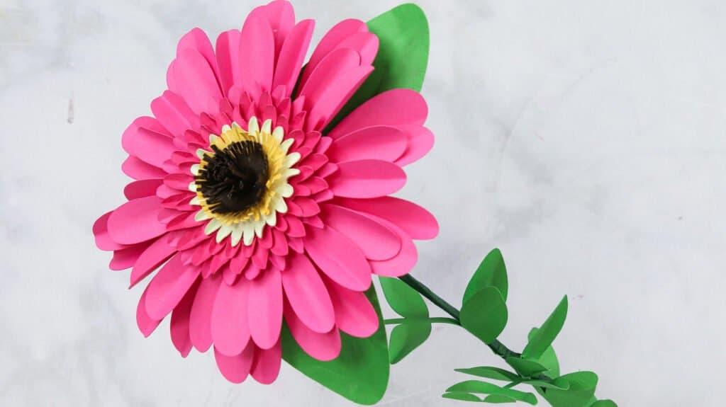 How to Make Paper Daisies Free Template
