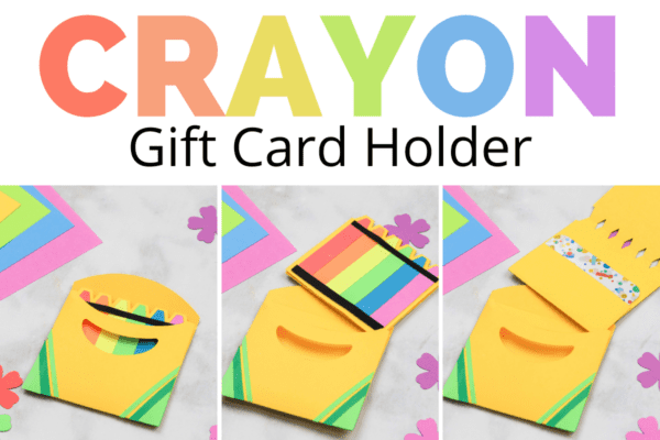 Back-To-School Crayon Gift Card Holder - Sweet Red Poppy