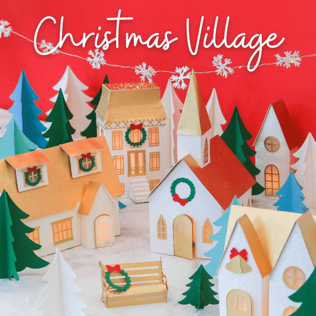 Free Printable Paper Christmas Village