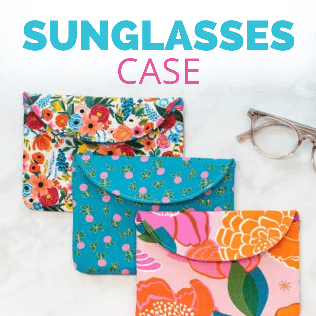 How To Make A Denim DIY Sunglasses Case - Pillar Box Blue
