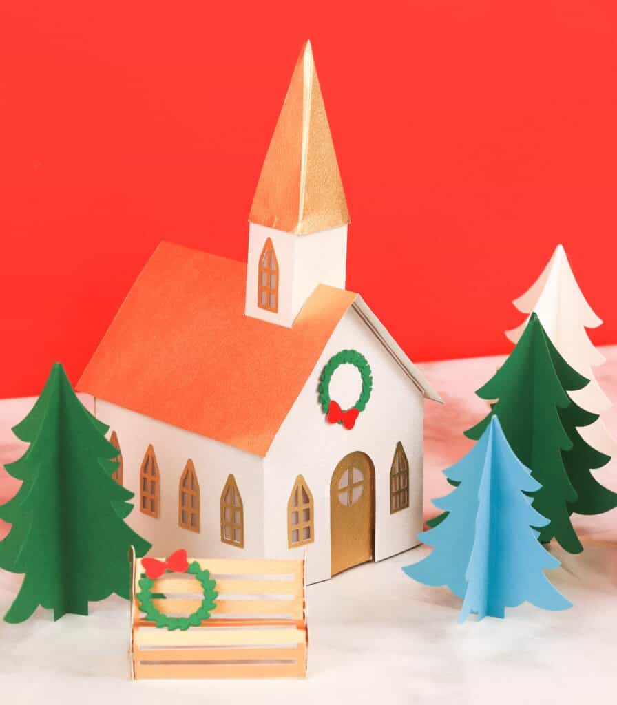 Christmas Paper Church