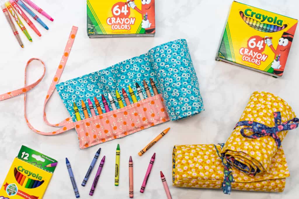 how to sew a pencil roll