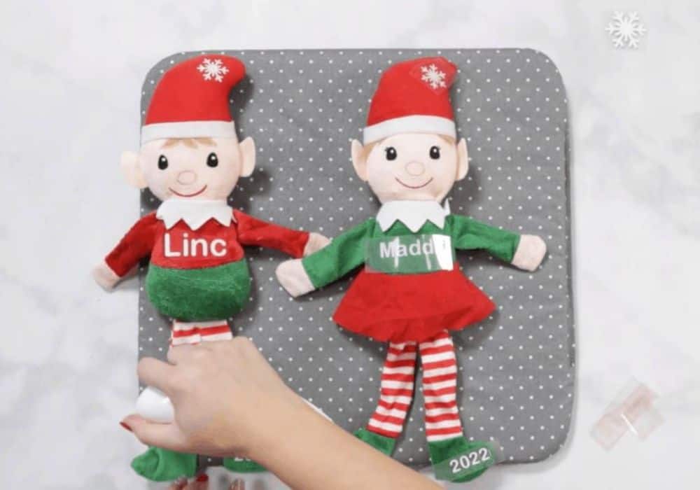 Make Dollar Tree Christmas Elves Personalized - Sweet Red Poppy