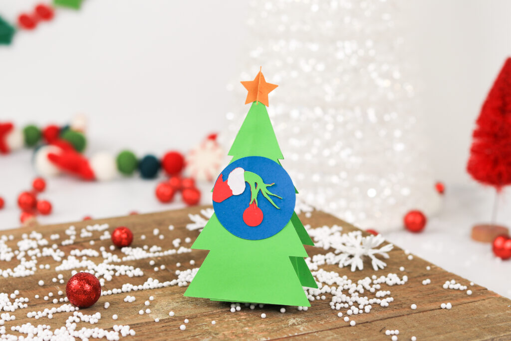 Finished Grinch Holiday Lollipop Holder Design 