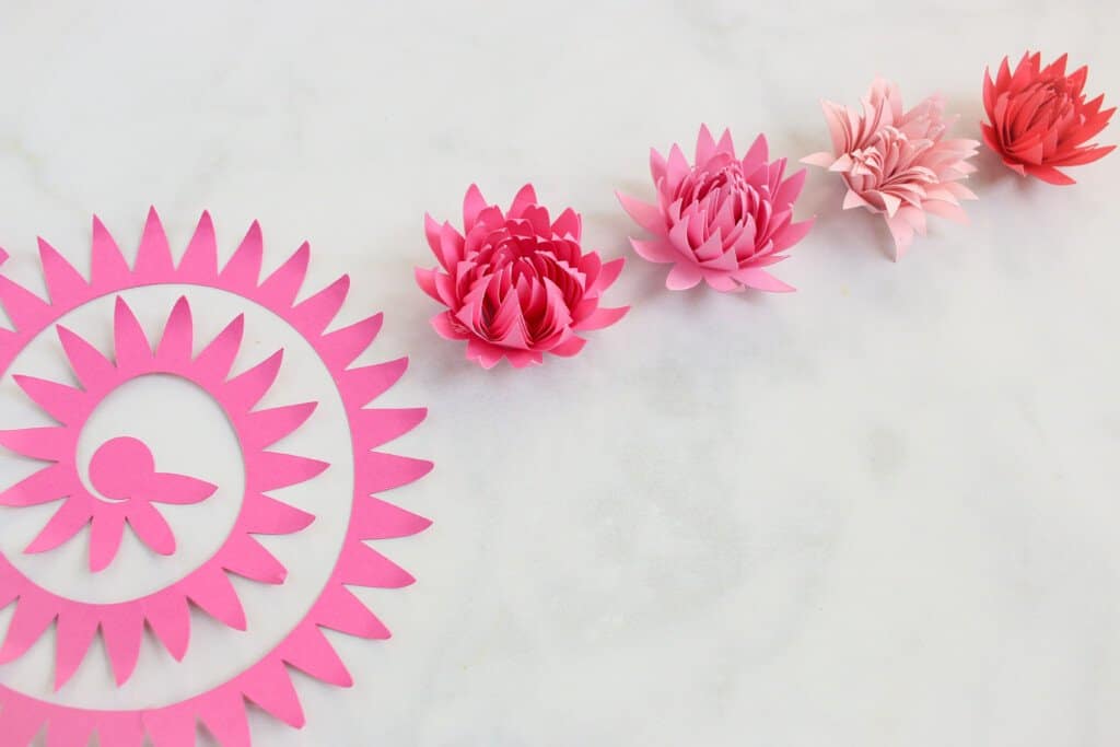 How to make a Paper Lotus Flower {with Free Template}