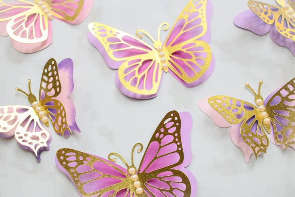 Paper Butterfly Template