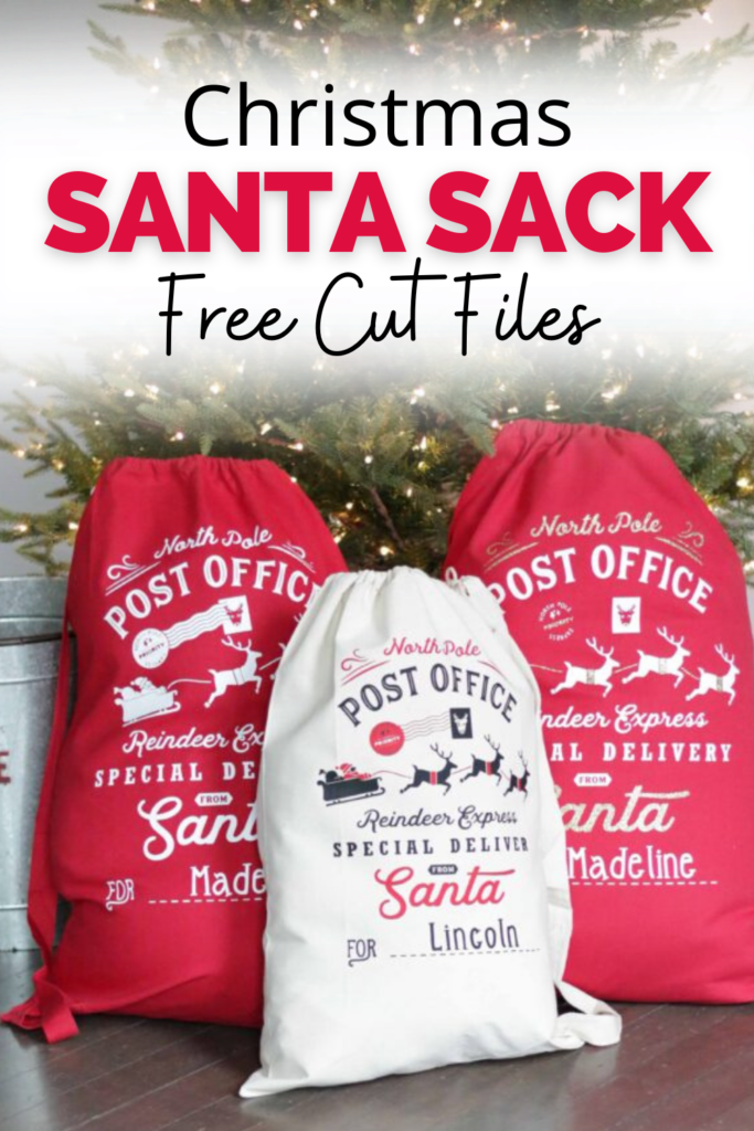 Learn How to Make A Santa Sack Using this Special Delivery from Santa SVG File to Put Under Your Christmas Tree this Year!