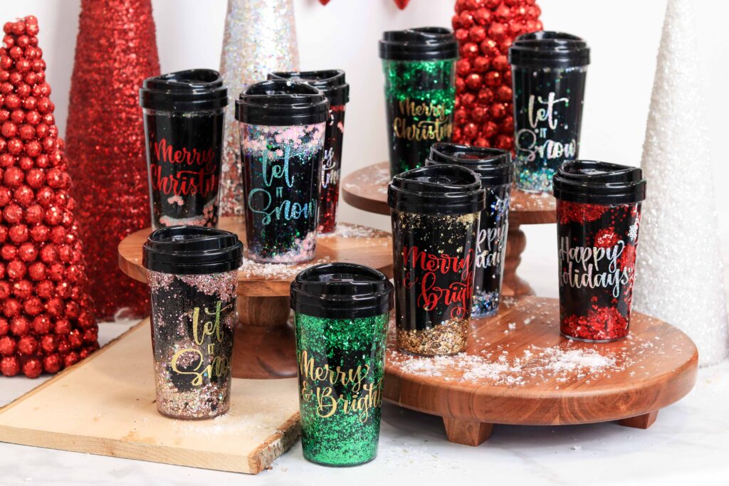 DIY Starbucks Snow Globe Tumbler - Sweet Red Poppy