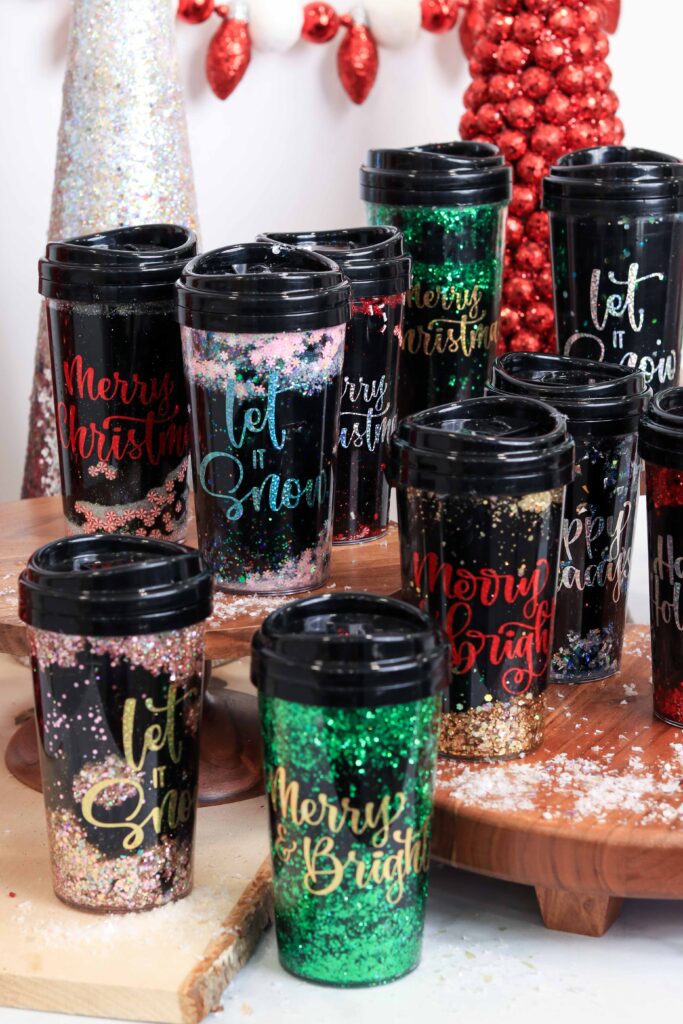 DIY Starbucks Snow Globe Tumbler - Sweet Red Poppy