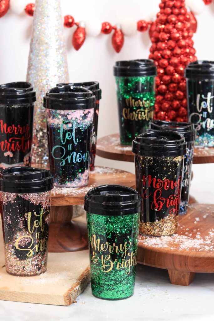 DIY Starbucks Snow Globe Tumbler - Sweet Red Poppy