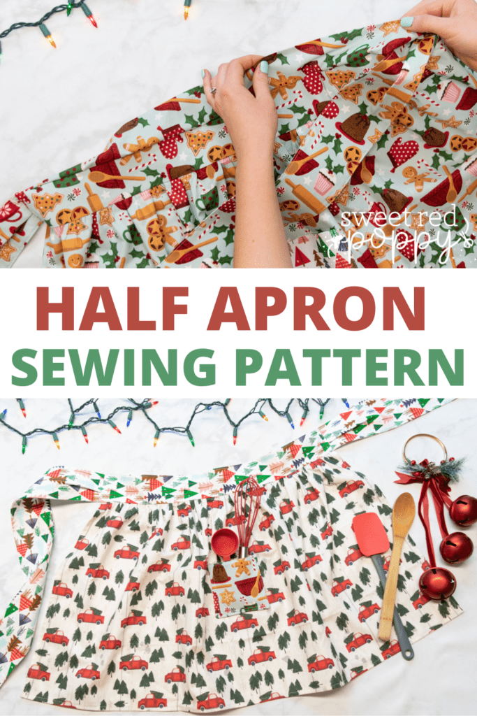In Just a Few Hours, You Can Sew Up a Cute and Useful Half Apron With My Free Apron Pattern and Simple Step-By-Step Sewing Tutorial.
