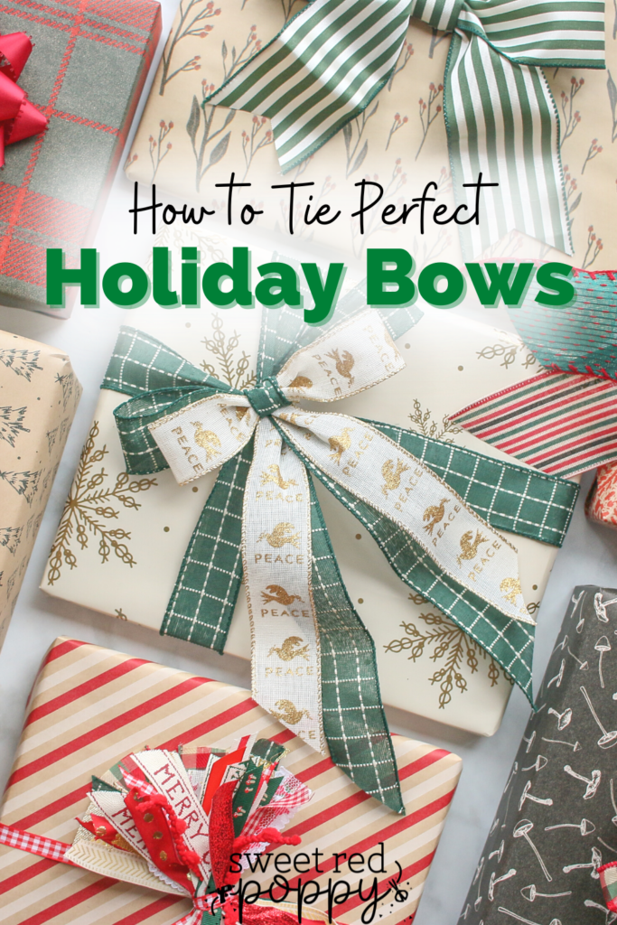 How to tie a bow with ribbon
