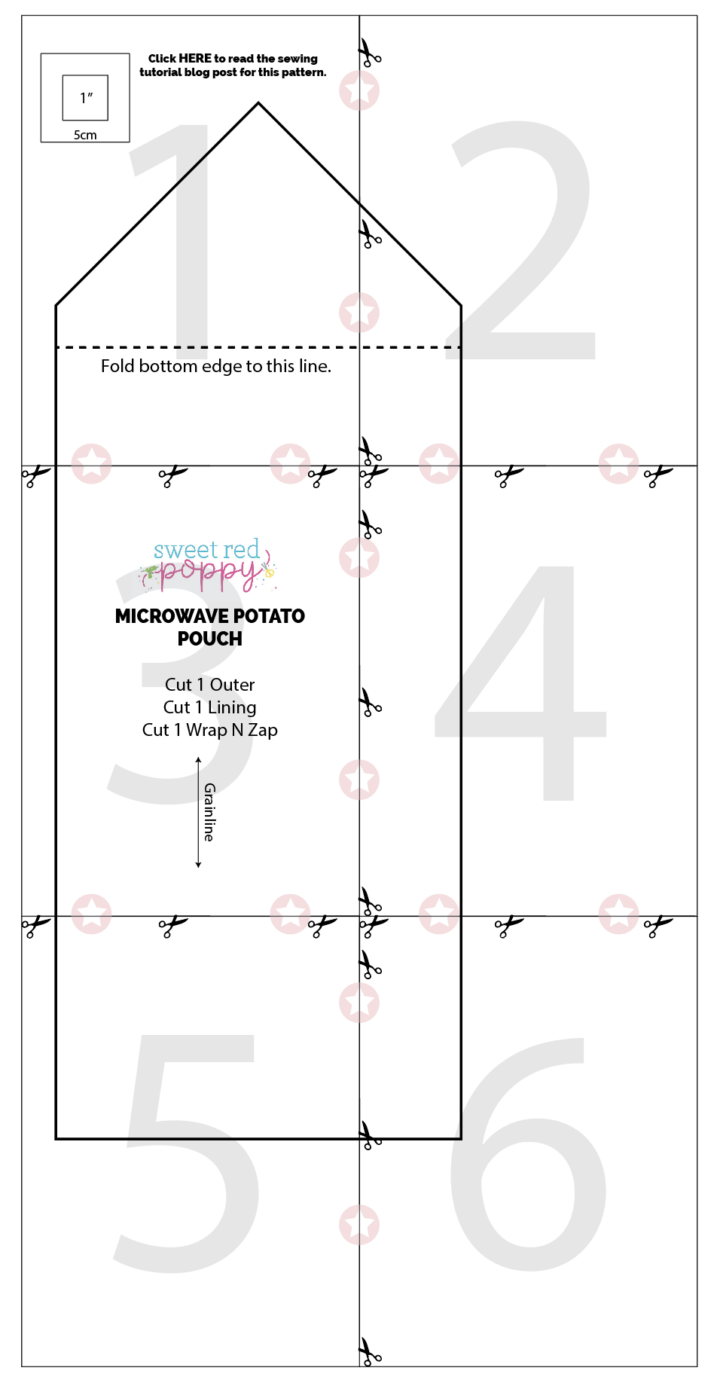 Microwave Potato Bag Pattern Make Perfect "Baked" Potatoes Sweet