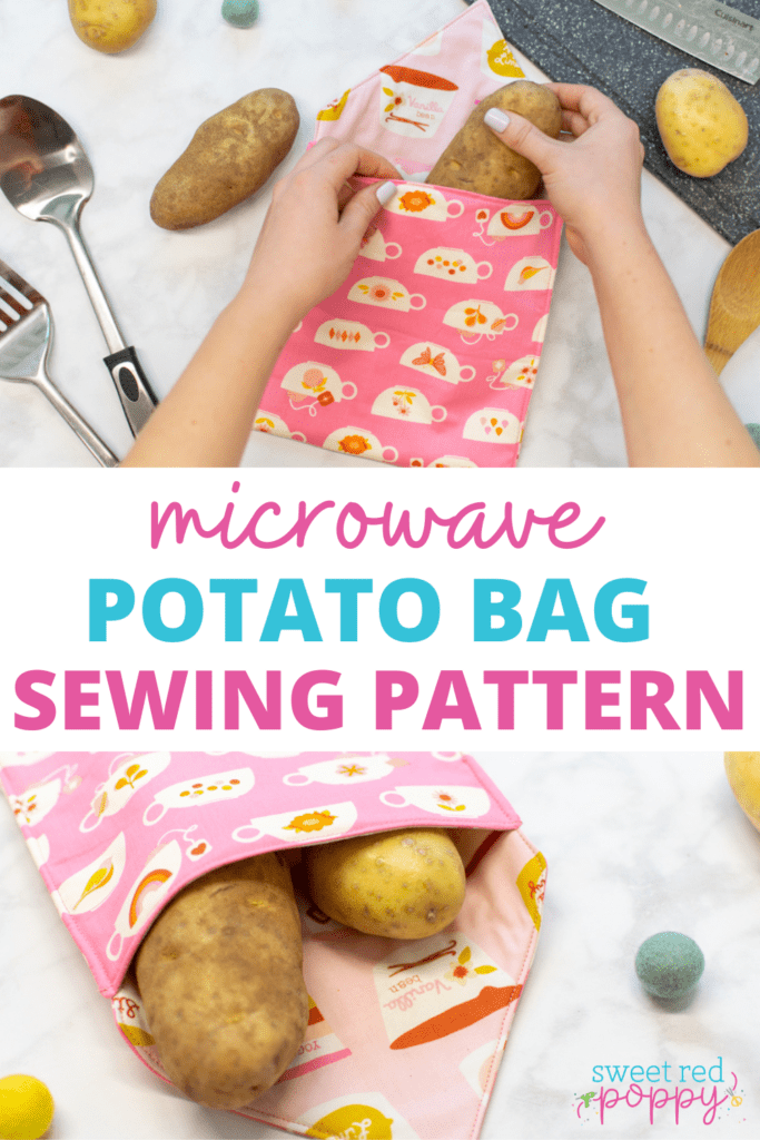 A Microwave Potato Bag Makes it Easy to Cook Crispy Baked Potatoes in Under 10 Minutes. Learn How to Sew One With This Simple Tutorial!