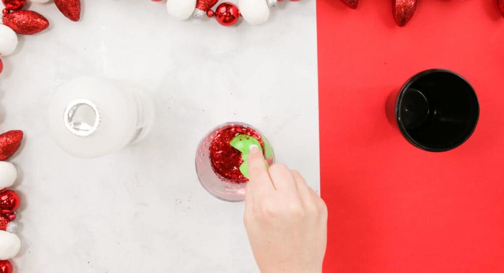 How to Make DIY Dollar Tree Snow Globe Tumblers - Sweet Red Poppy