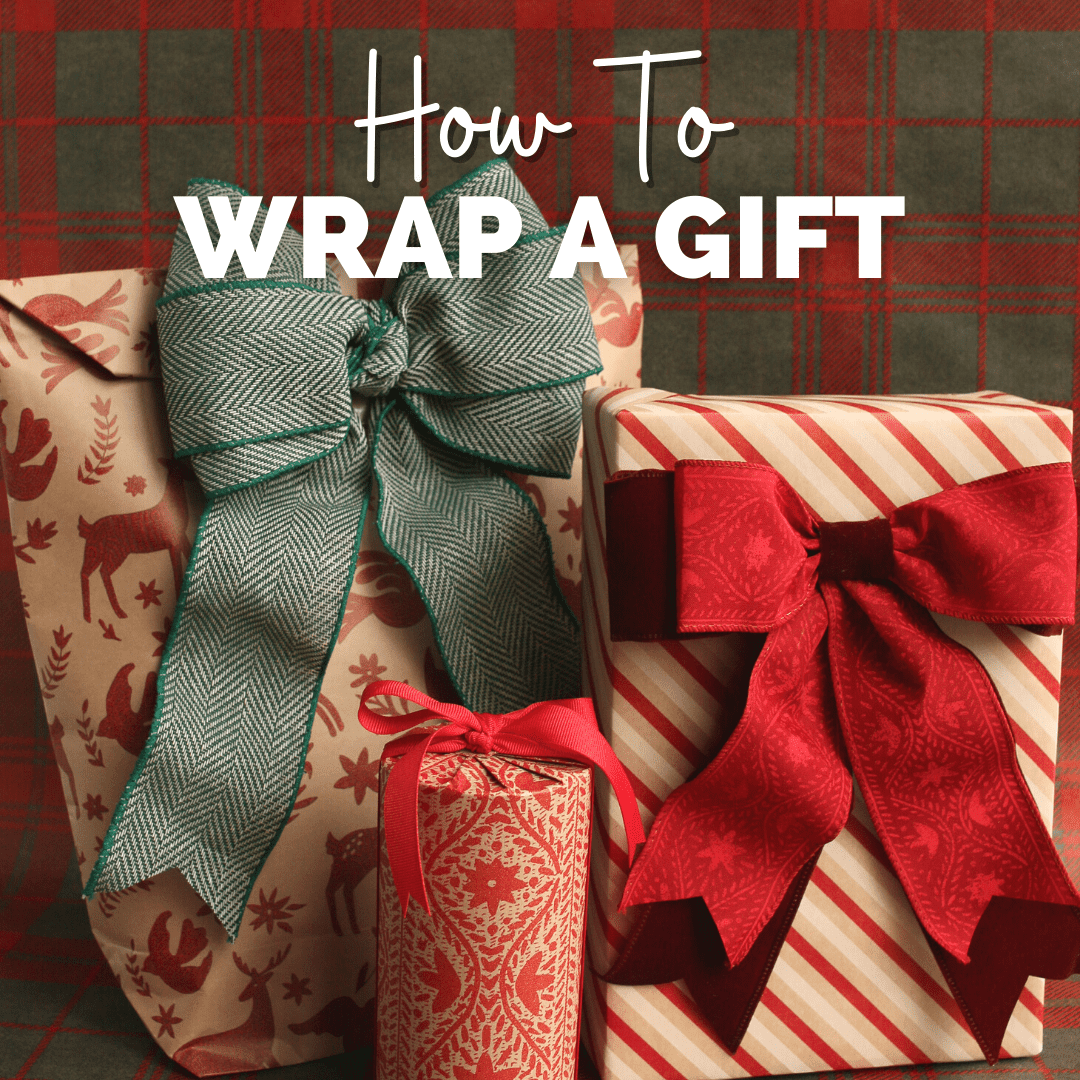 How to wrap a gift step by step