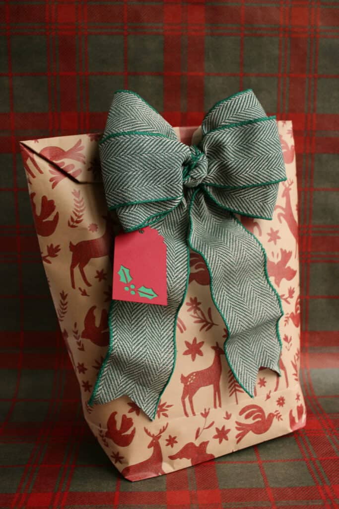 How to Make a Gift Bag out of Wrapping Paper

