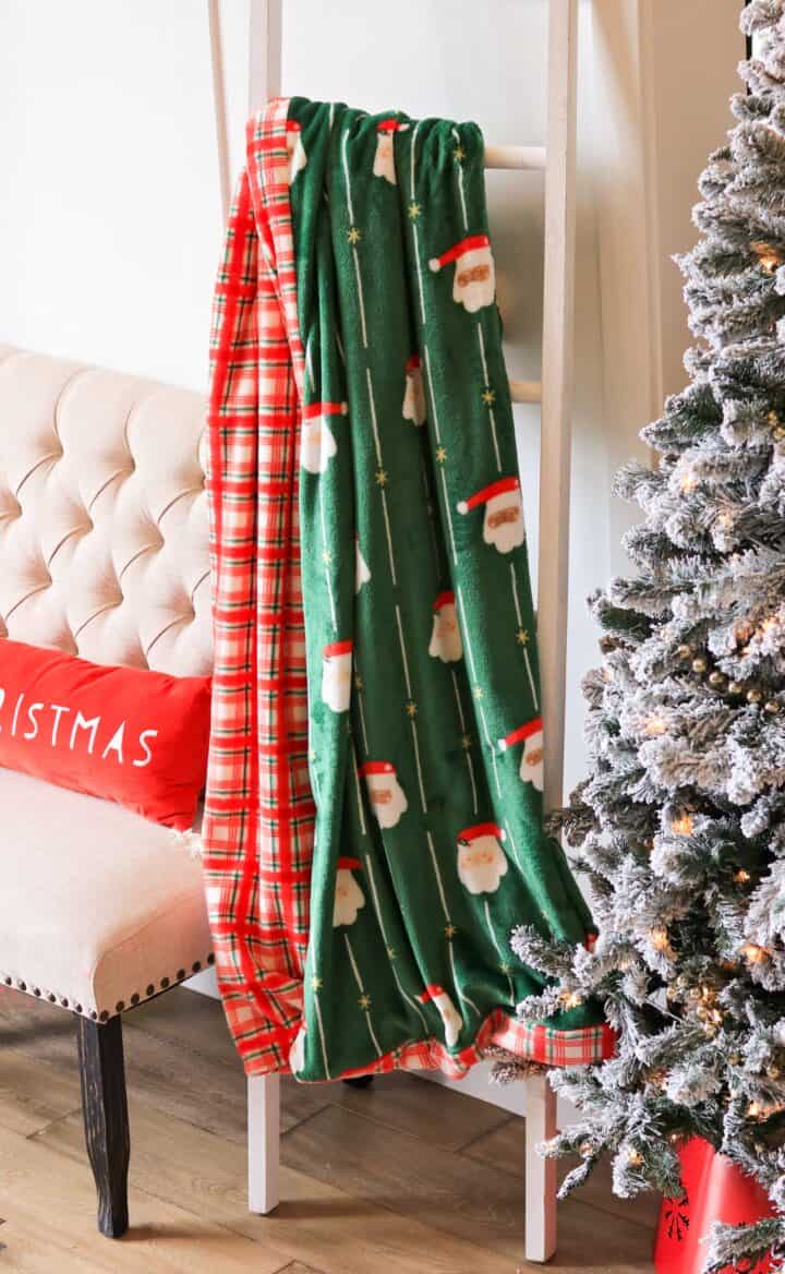How to Make a Minky Blanket Christmas Minky Blanket Tutorial Sweet
