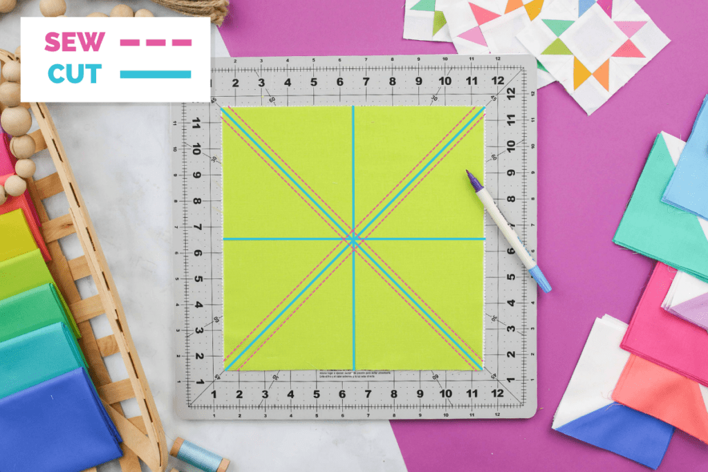 8 At a Time Half Square Triangles