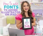 how to add fonts to adobe illustrator ipad