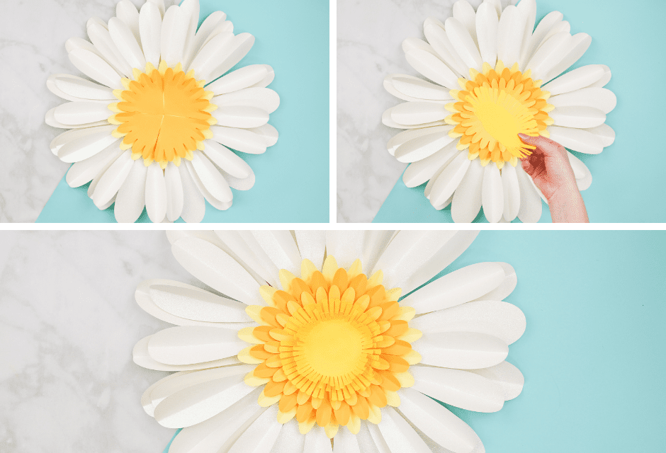 Gerbera Daisy Paper Flower Free Template
