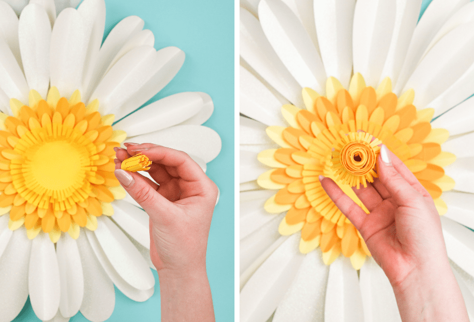 Gerbera Daisy Paper Flower Free Template
