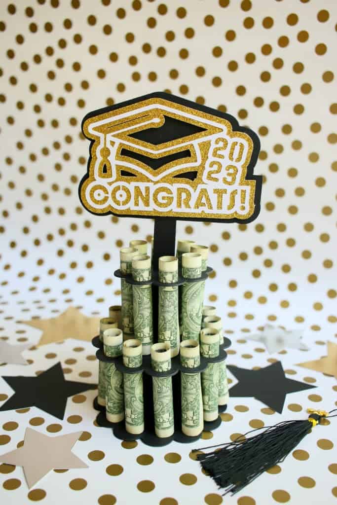 Graduation Gift Money Cake Holder Template
