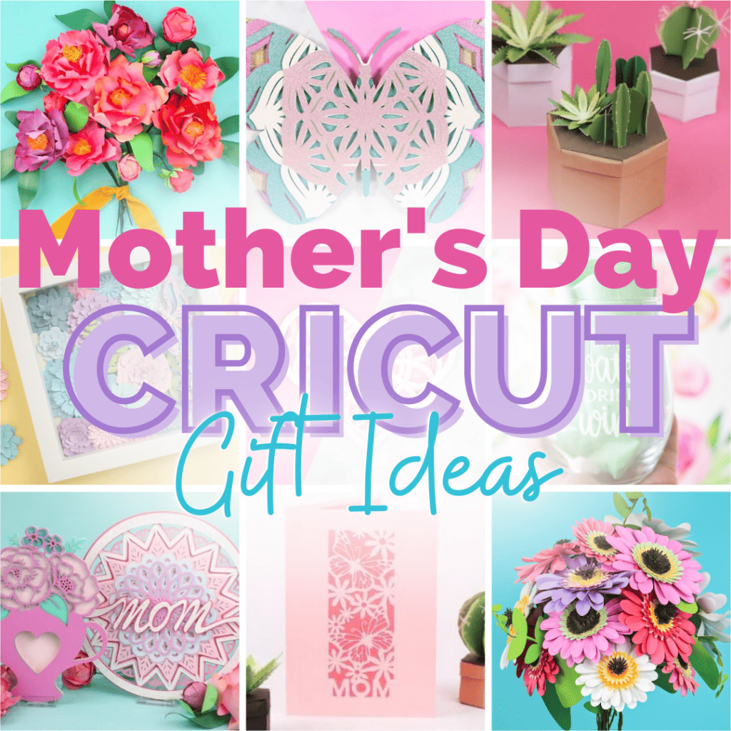 Mother's Day gift basket using the Cricut Joy machine