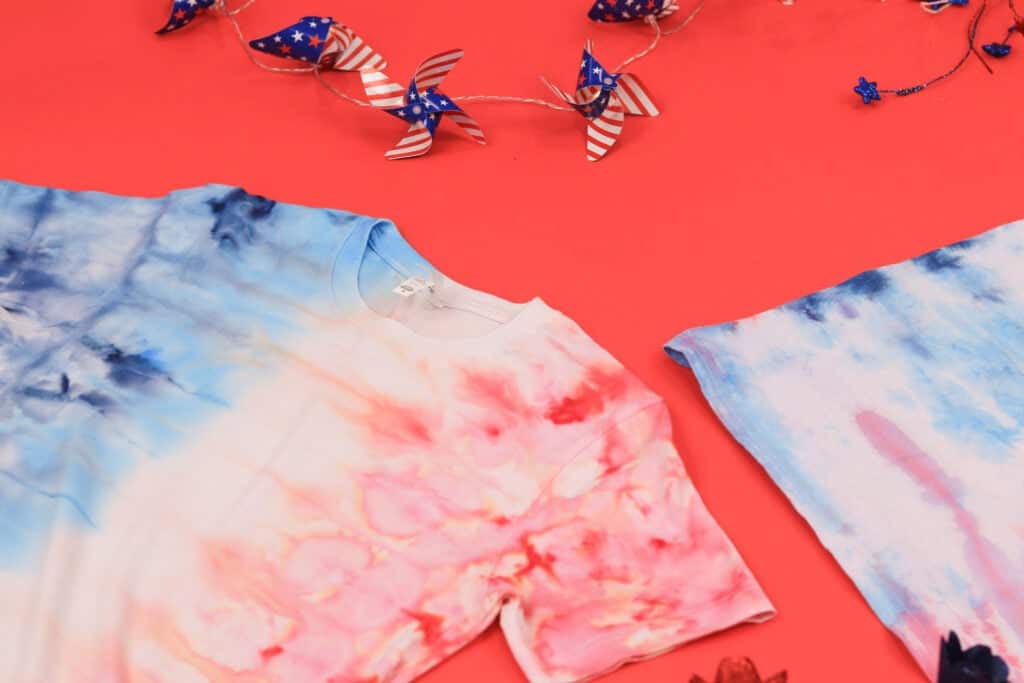 How to Ice Dye with Tulip Tie Dye - Sweet Red Poppy