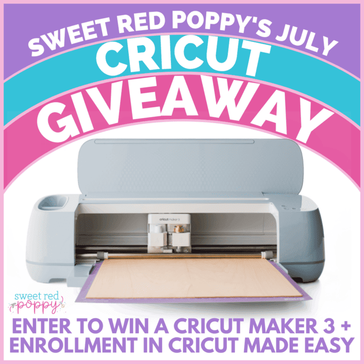 Giveaway: Win a Sewing or Cutting Machine! - Sweet Red Poppy