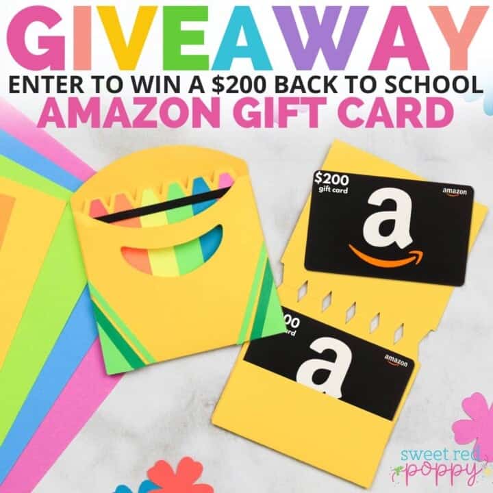 Amazon Back To School Giveaway Sweet Red Poppy
