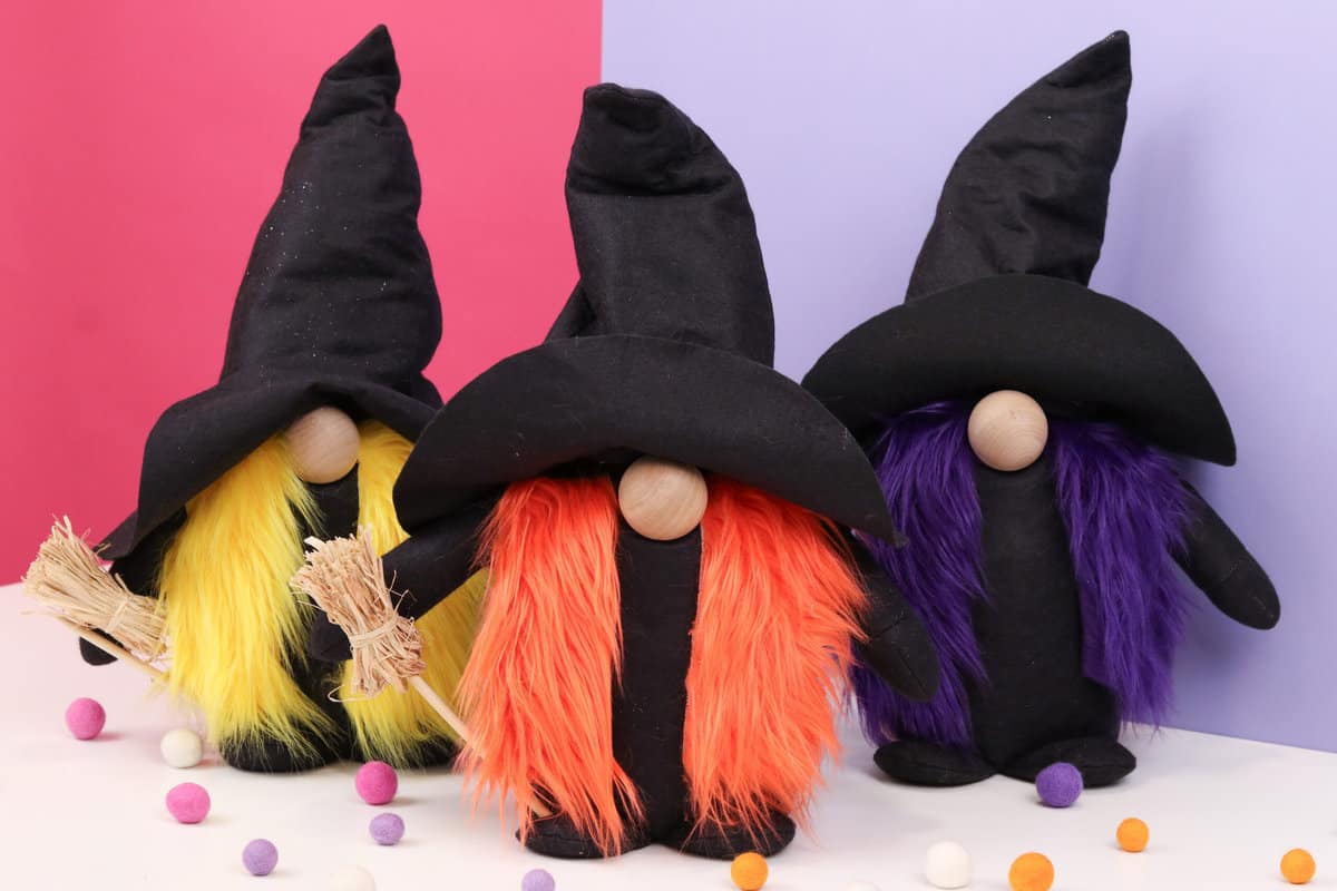 Halloween Witch Gnome Sewing Pattern DIY Hocus Pocus Sanderson