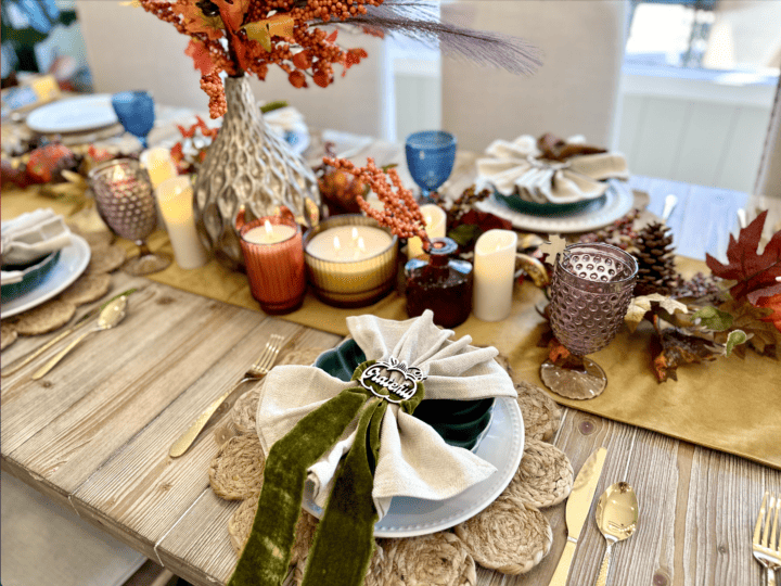 Pumpkin Napkin Rings with Glowforge Aura - Sweet Red Poppy