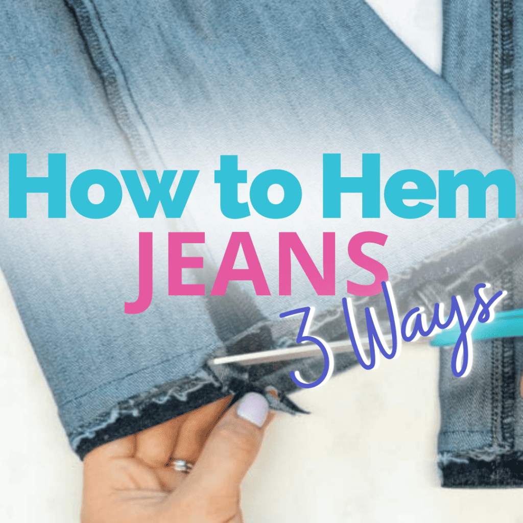How to Fix a Hole in Pants (3 Ways) - Sweet Red Poppy