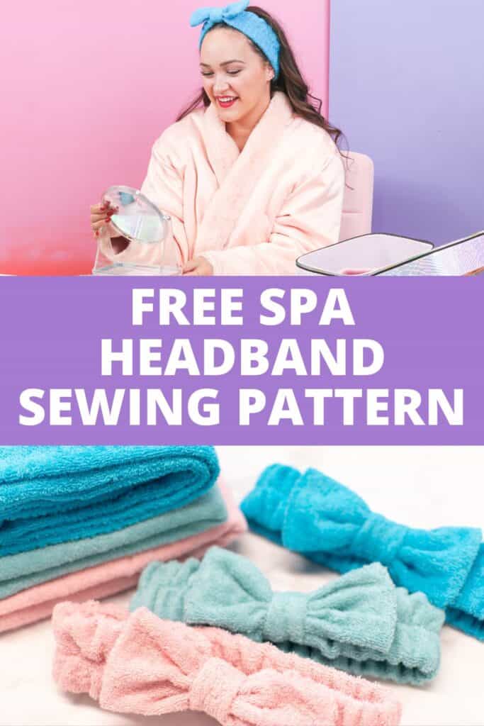 Free Spa Headband Sewing Pattern- Sweet Red Poppy 2
