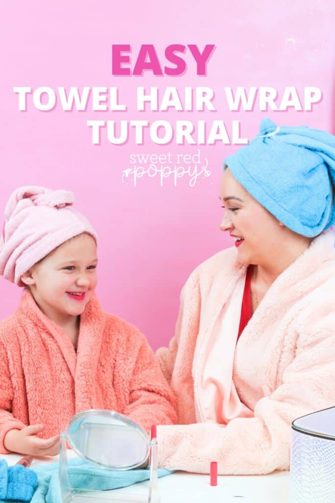 How to Make a Hair Wrap- Sweet Red Poppy